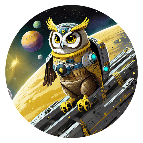 owl in space  copy