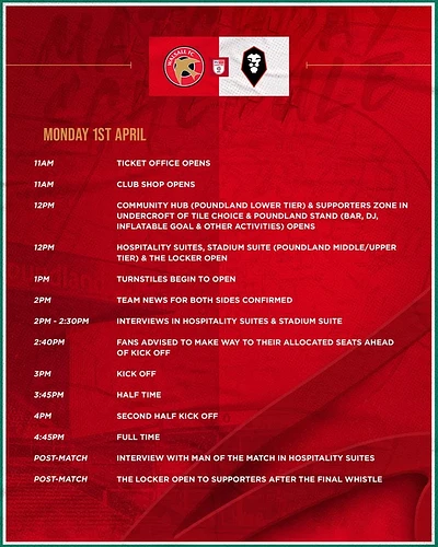 matchday-schedule