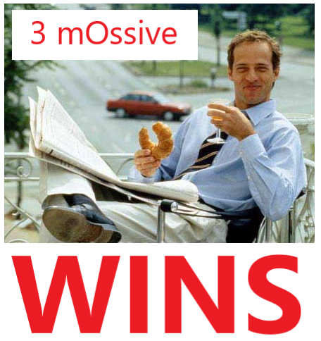 3 mOssive wins